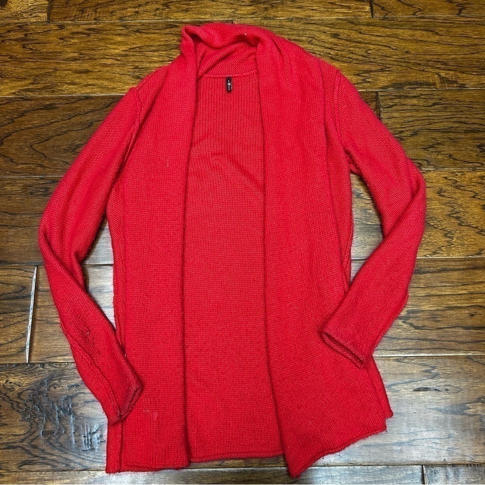 7 for all mankind knit open front cardigan‎
